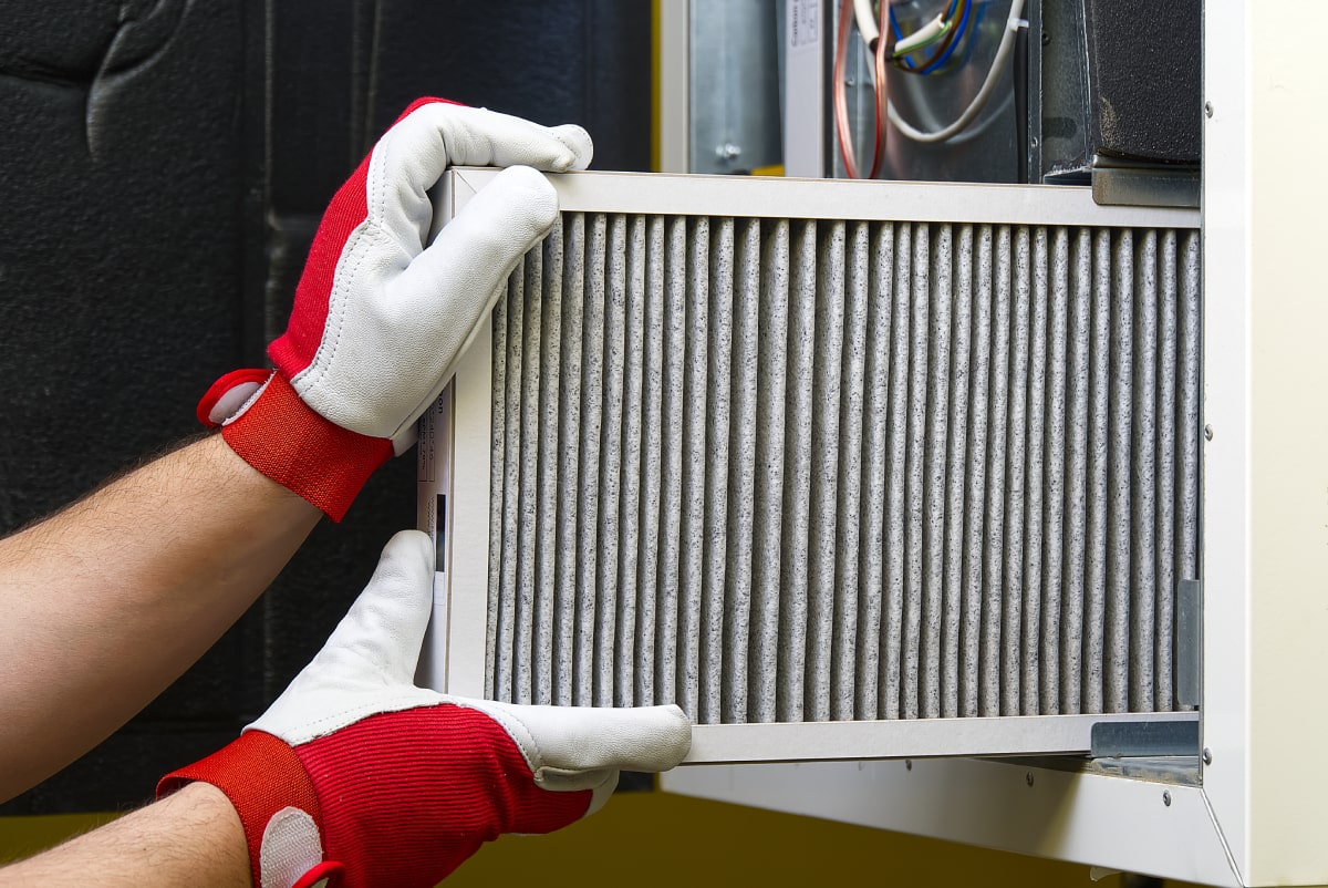Dirty Furnace Filter